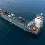 ship plying the seas